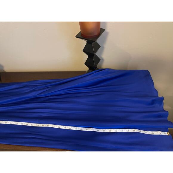 Caché Royal Blue Beaded Halter Evening Gown | Size 8 | NWT Formal Dress - Picture 7 of 7